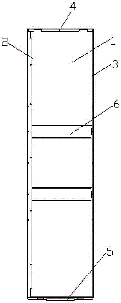 Elevator door sheet structure matched with sill during use