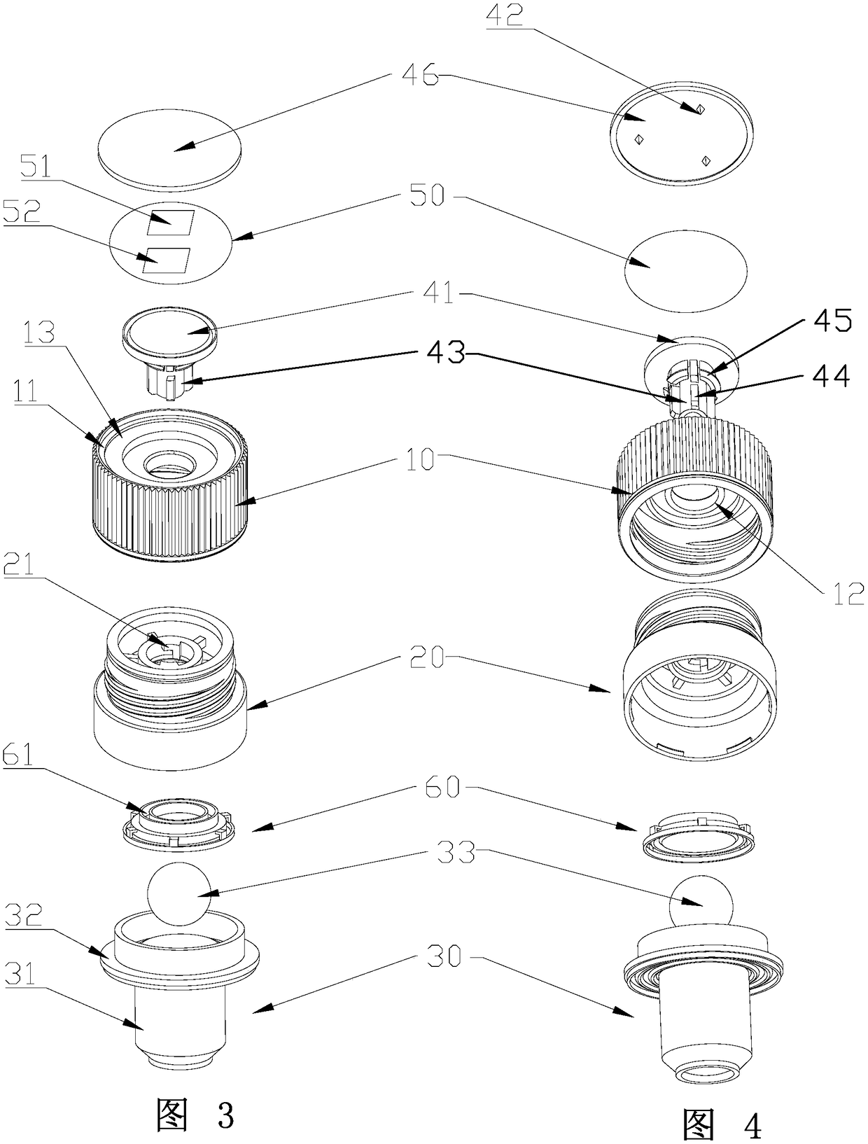 Opening self-destruction device of anti-fake bottle cap