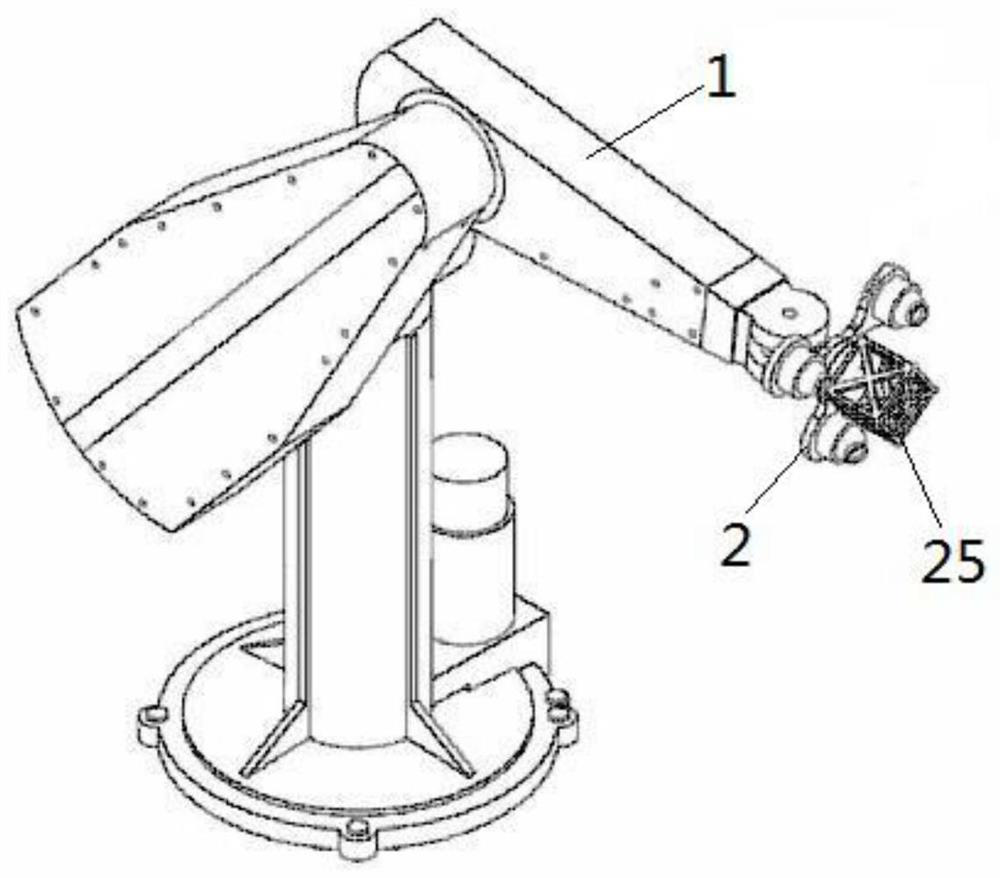 Stiffness identification system and identification method of industrial robot based on six-dimensional virtual joint model