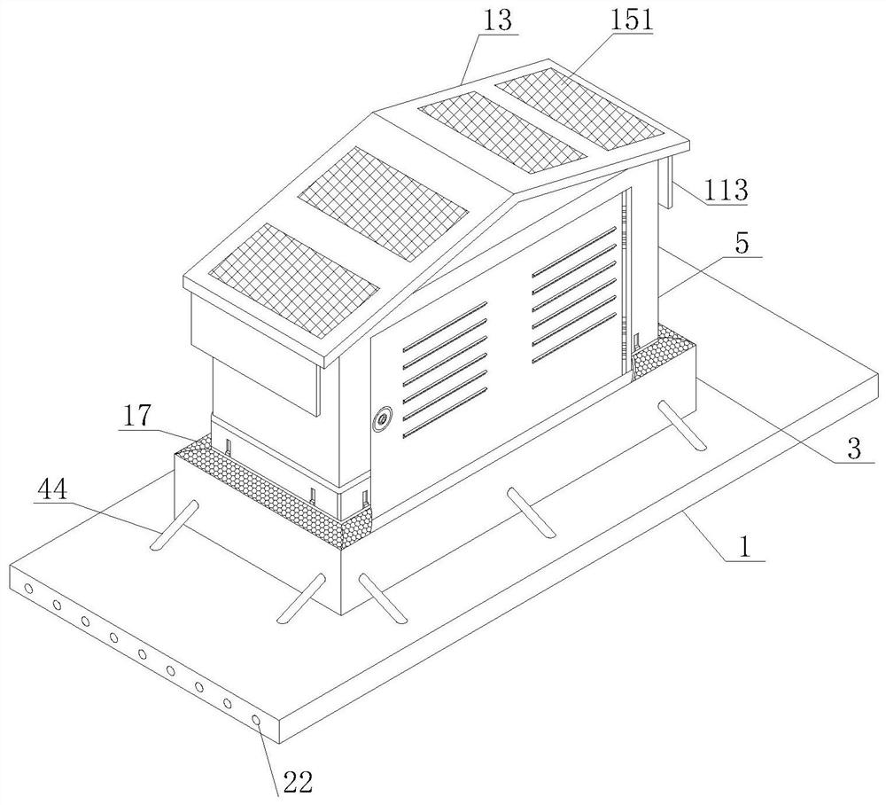 Outdoor anti-seepage adjustable intelligent power distribution cabinet