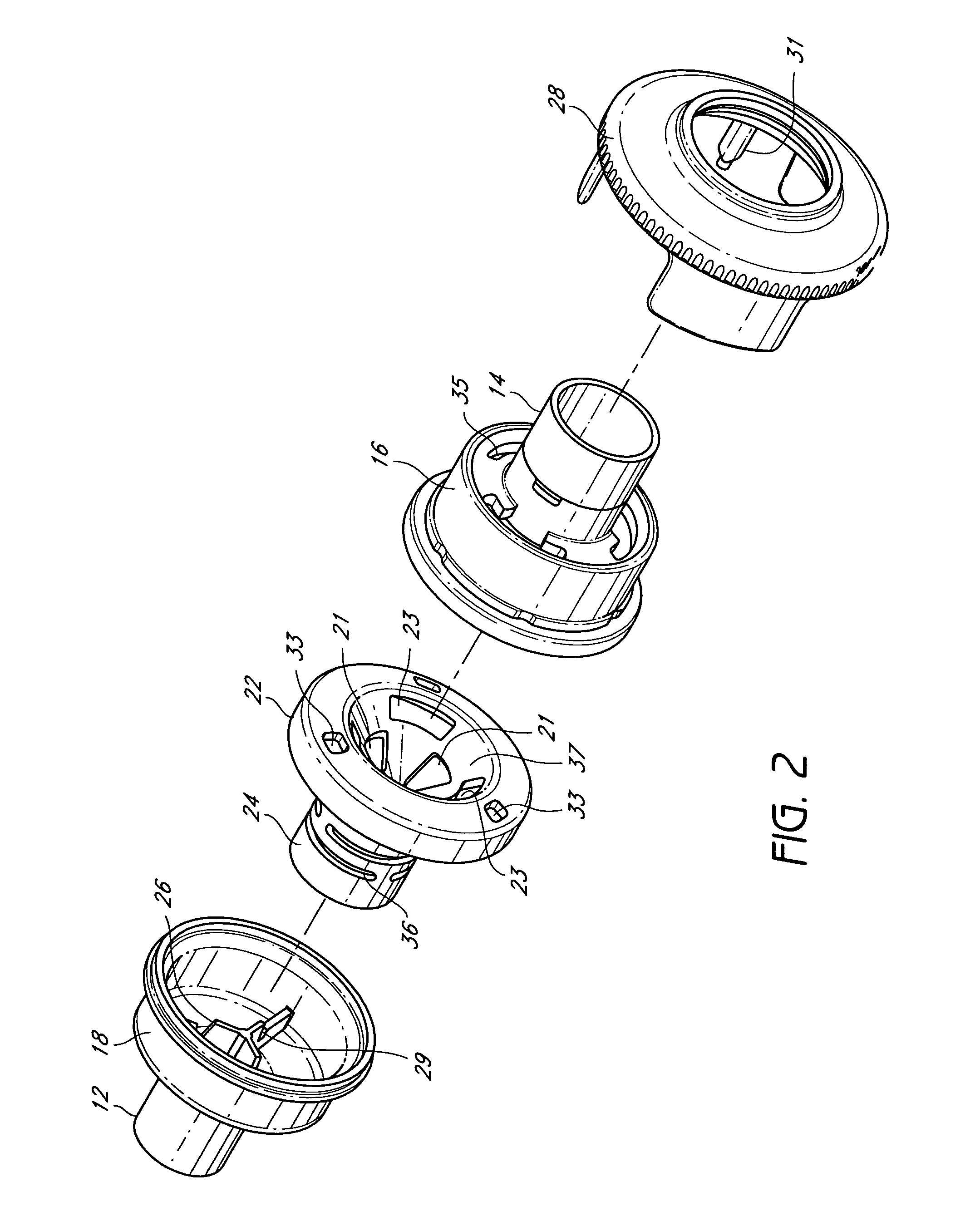 Heat and moisture exchange device for respiratory therapy