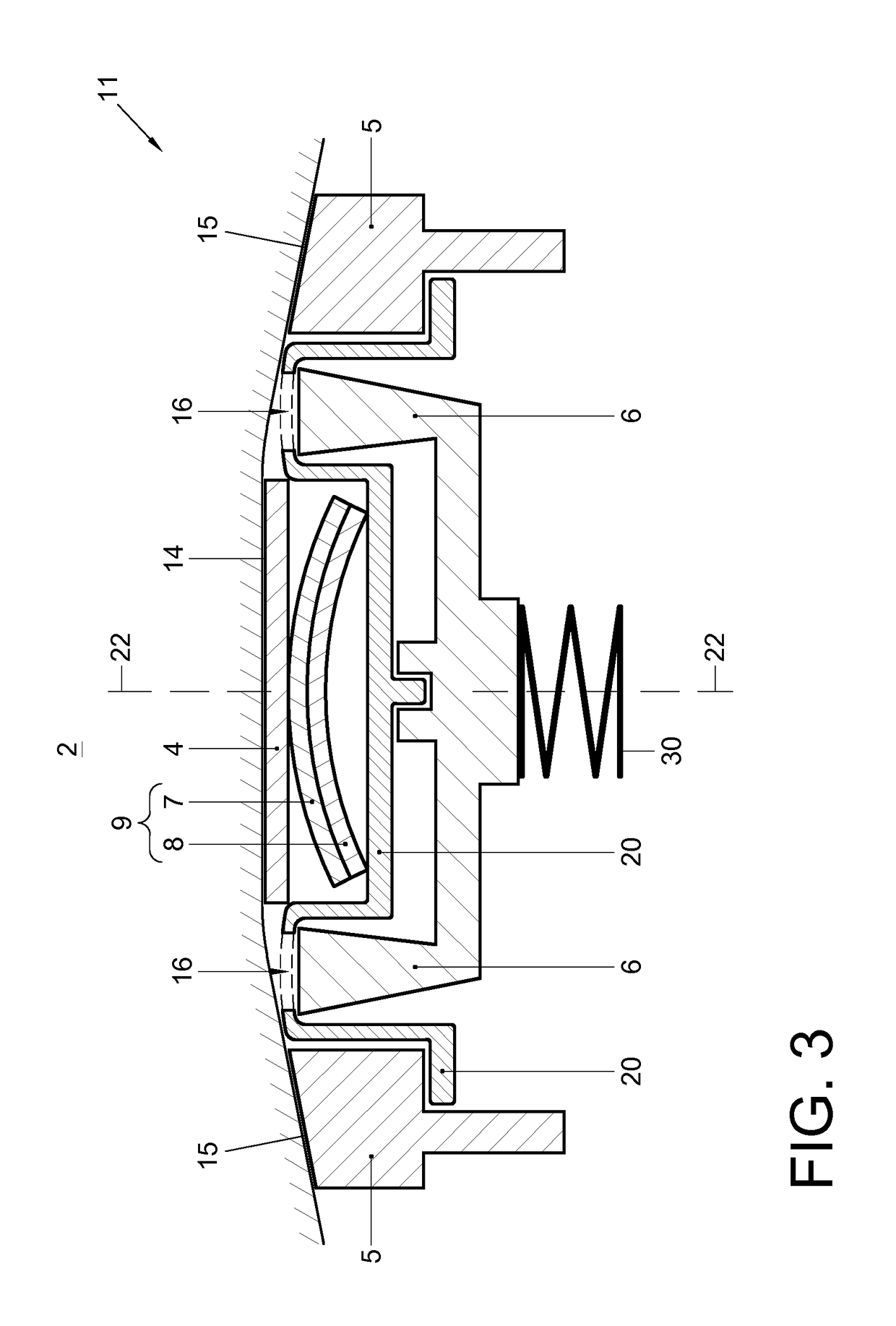 Shaving device for skin hairs