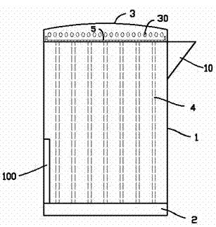 Energy-saving type grain drying storehouse