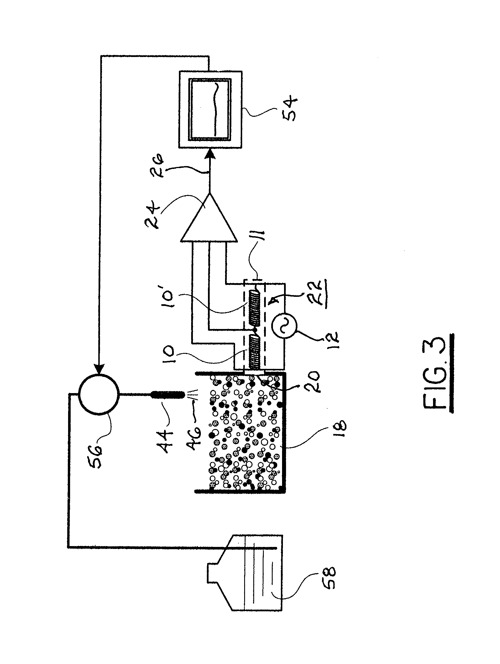 Method and apparatus for measurement and control of magnetic particle concentration in a magnetorheological fluid