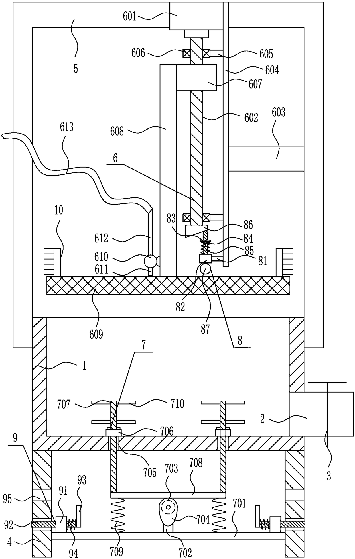 Sediment sludge dewatering device