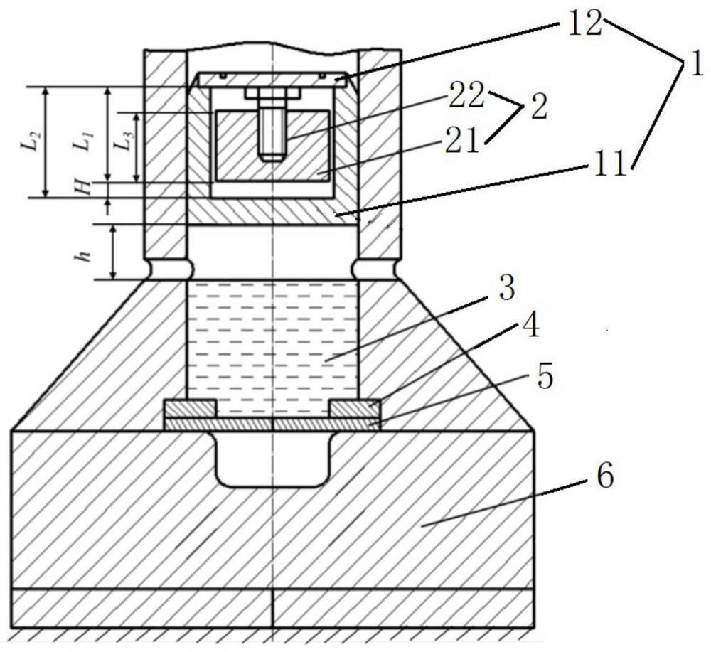 Compound impact body, impact hydraulic formation equipment and impact hydraulic formation method