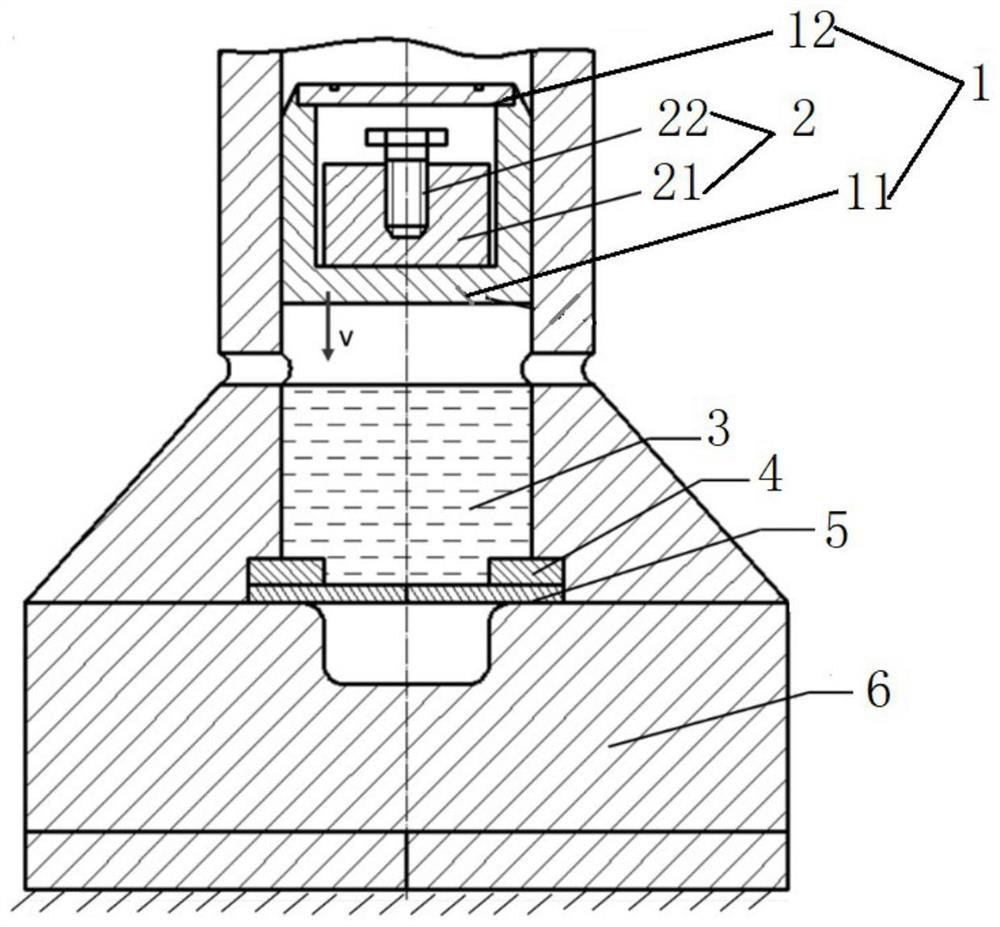 Compound impact body, impact hydraulic formation equipment and impact hydraulic formation method