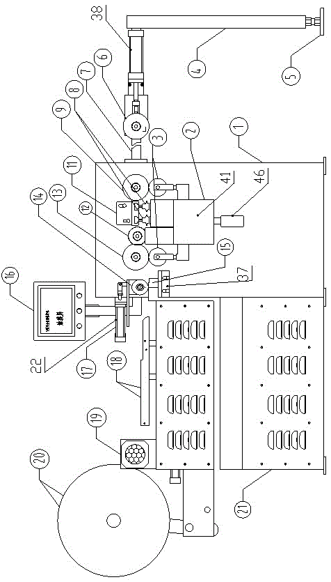 V belt digital automatic tape machine