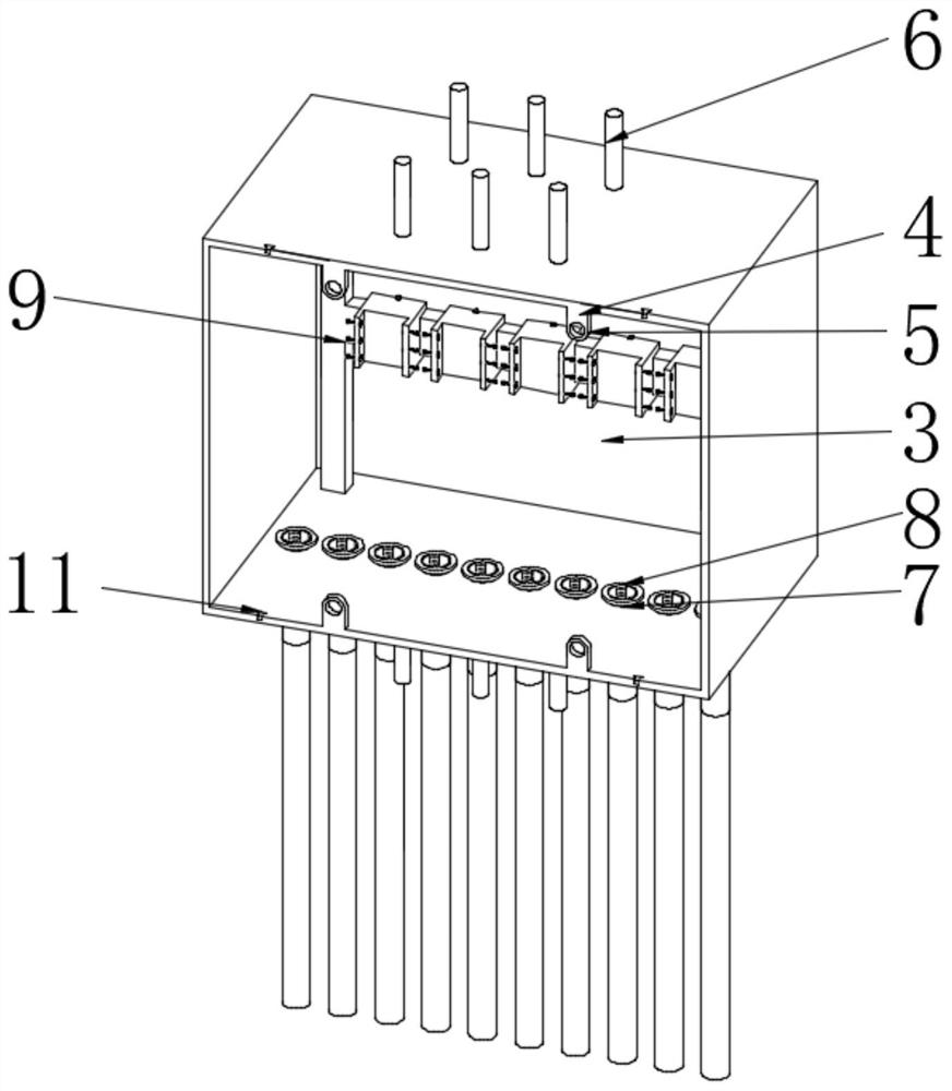 Low-position electric box body