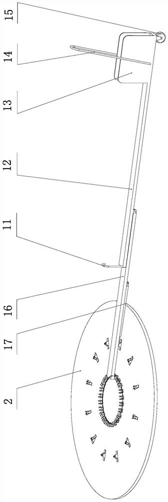 A rotary bicycle parking device