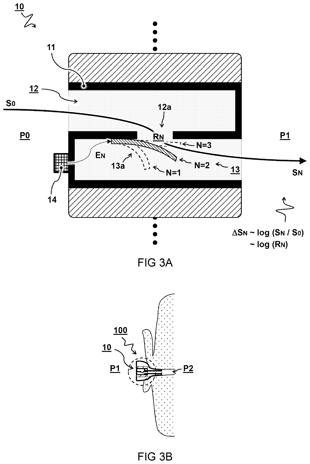 Acoustic filter with attenuation control