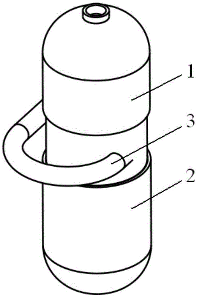 A gas-liquid separator with liquid storage and liquid discharge functions