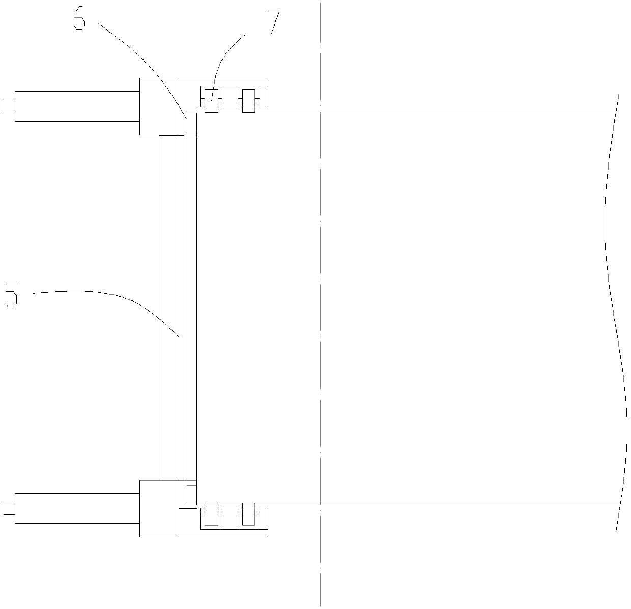 Stainless steel coil steel finished product coiling and reshaping device