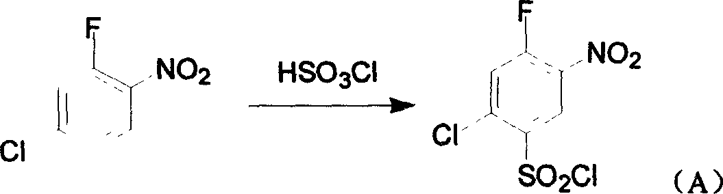 2(2-chlorine-4-phenyl fluoride) bisulfide, preparation and aplication