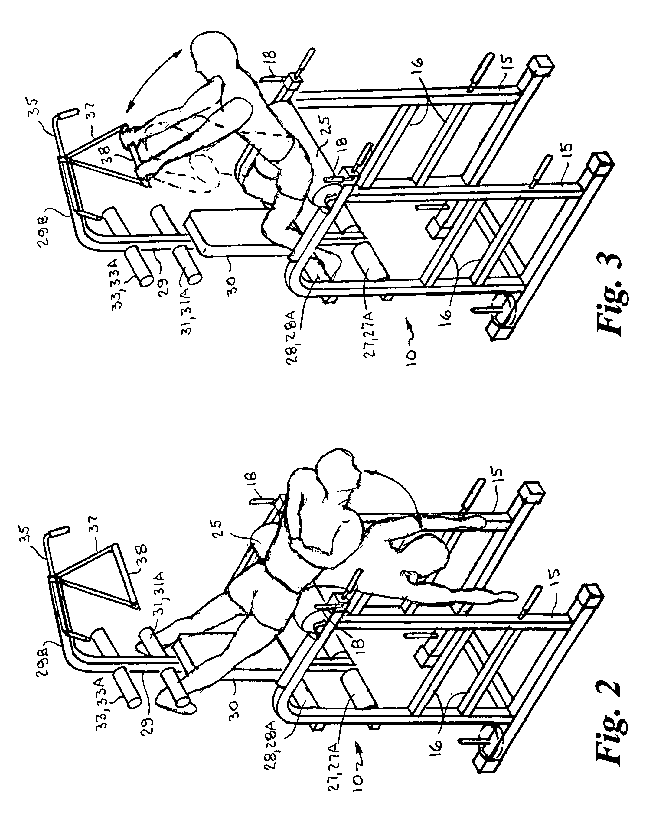 Apparatus for back therapy and multiple exercises