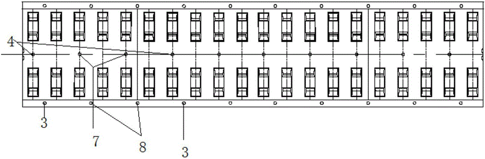 Ballastless track grouting lifting and lifting correcting method