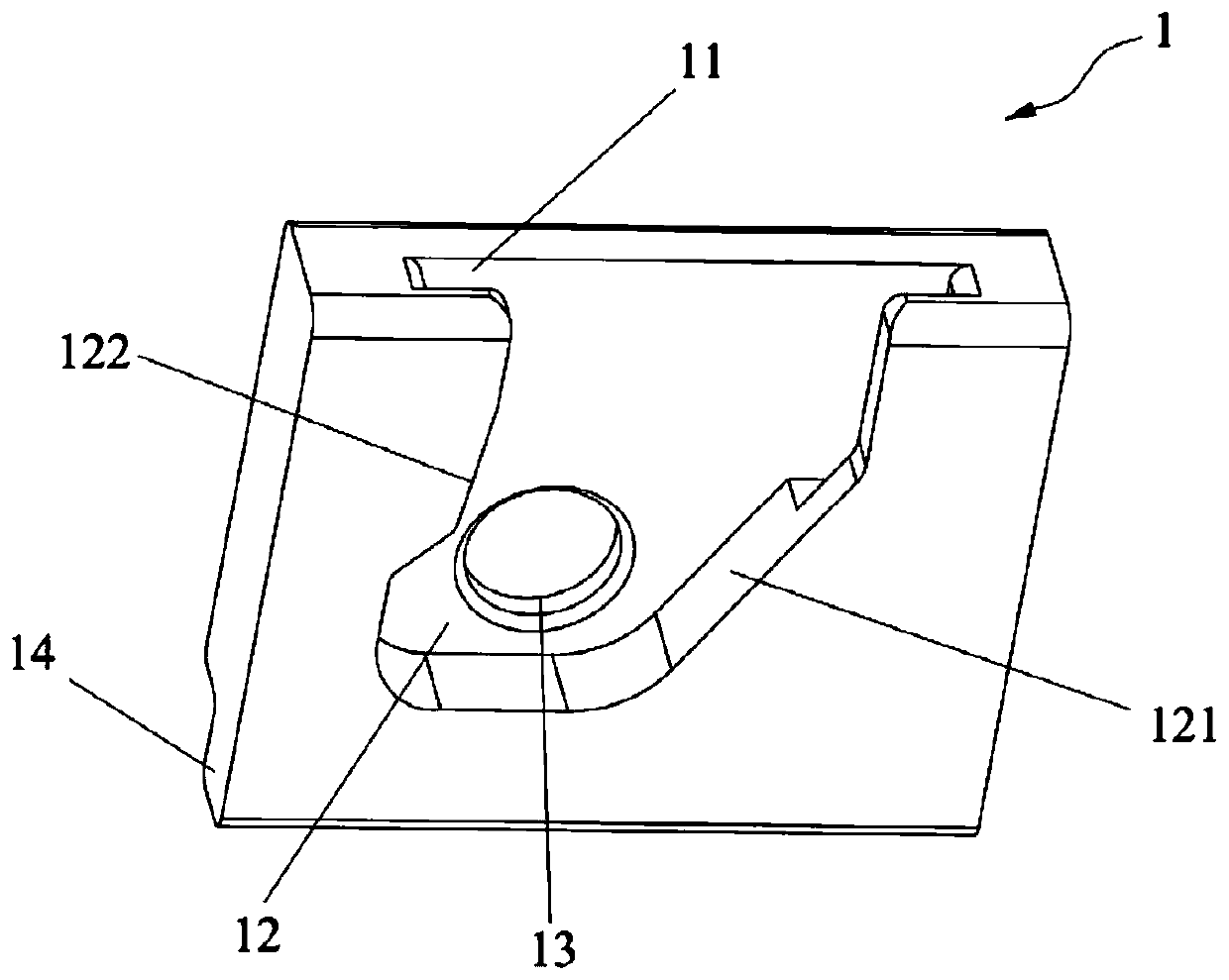 Hardware mounting structure