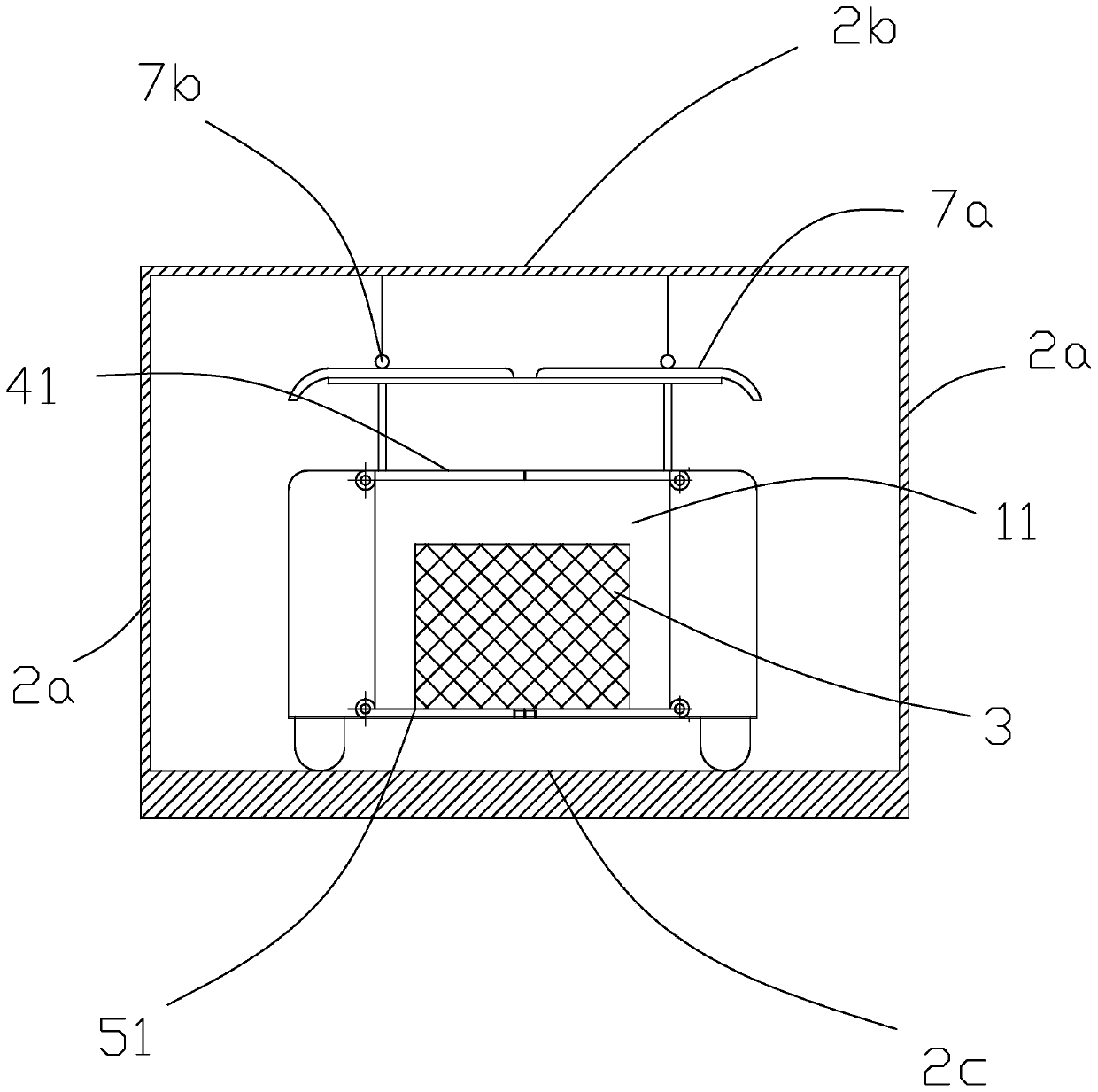 Delivery system of automatic express trolley