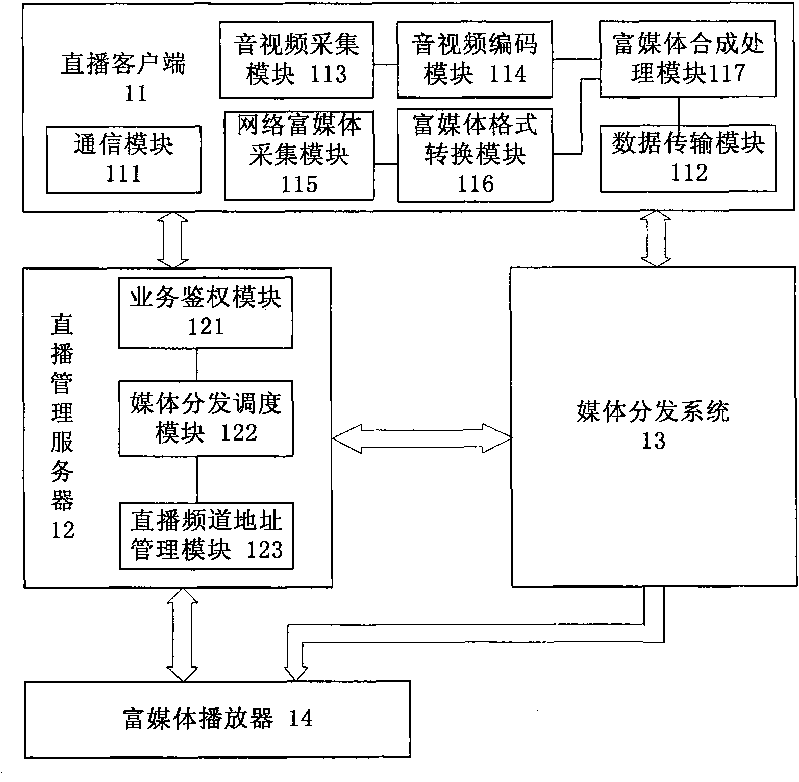 Rich media direct broadcasting business system and method