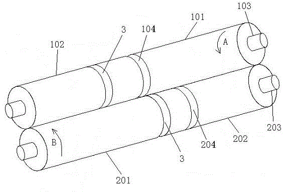 Segmental roller of textile machinery