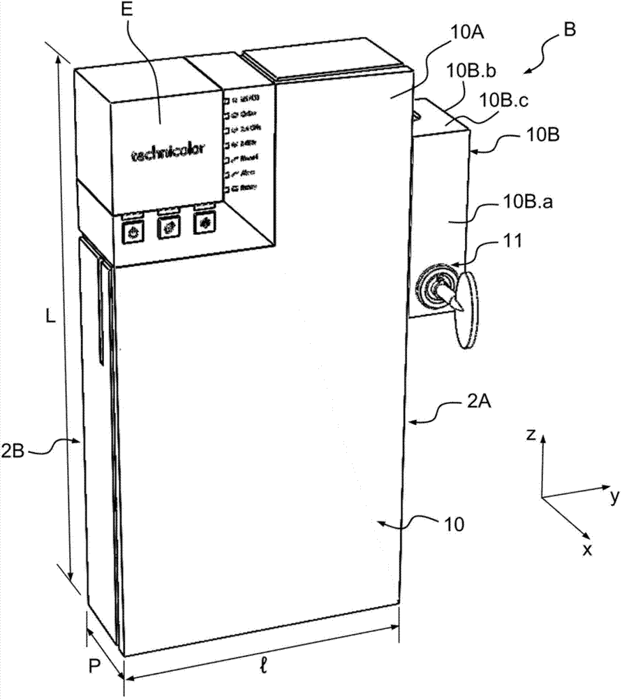 Electronic box, particularly for internet access and/or for video decoding