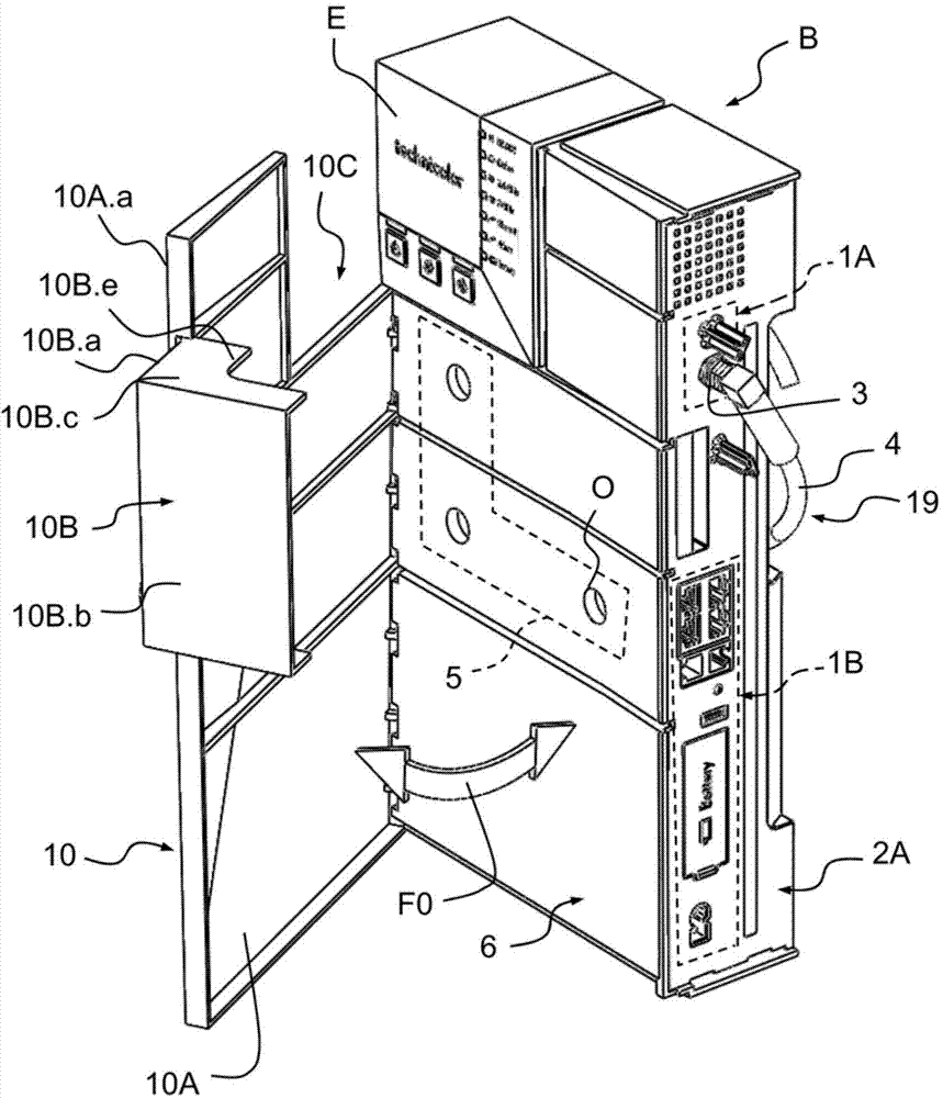 Electronic box, particularly for internet access and/or for video decoding