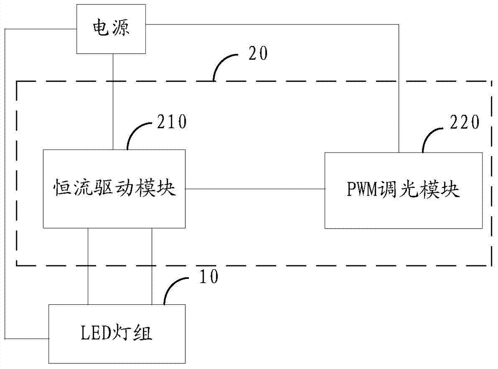 LED signal lamp and constant-current driving circuit thereof