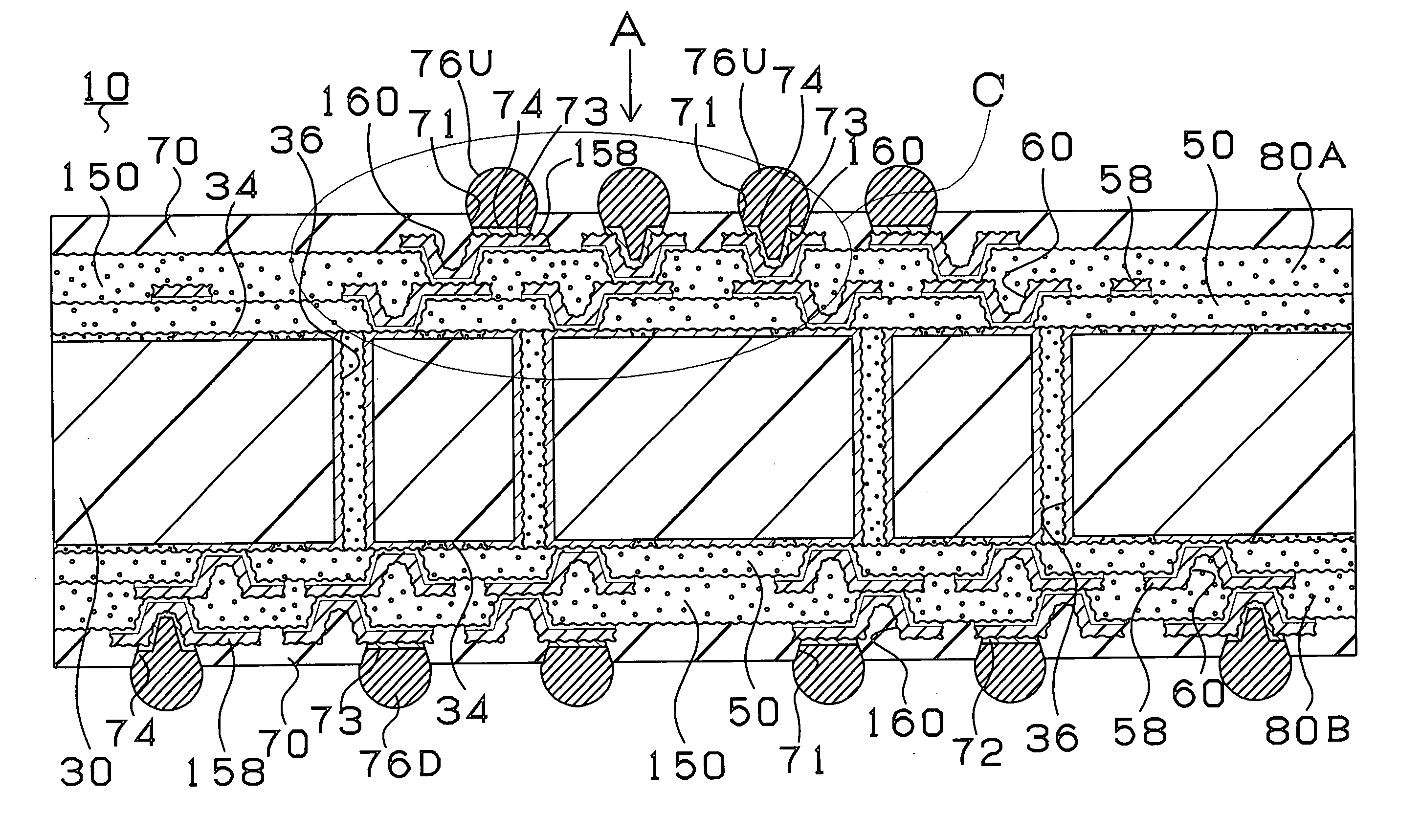 Printed wiring board and production method for printed wiring board