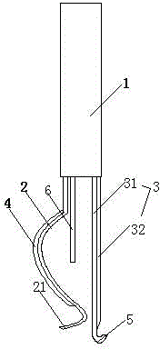 Pin of intelligent bus jack box