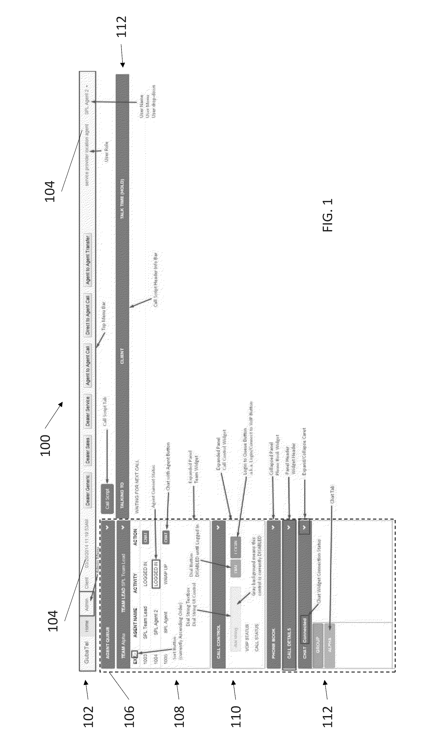 Systems and methods for call backup and takeover using web and mobile interfaces