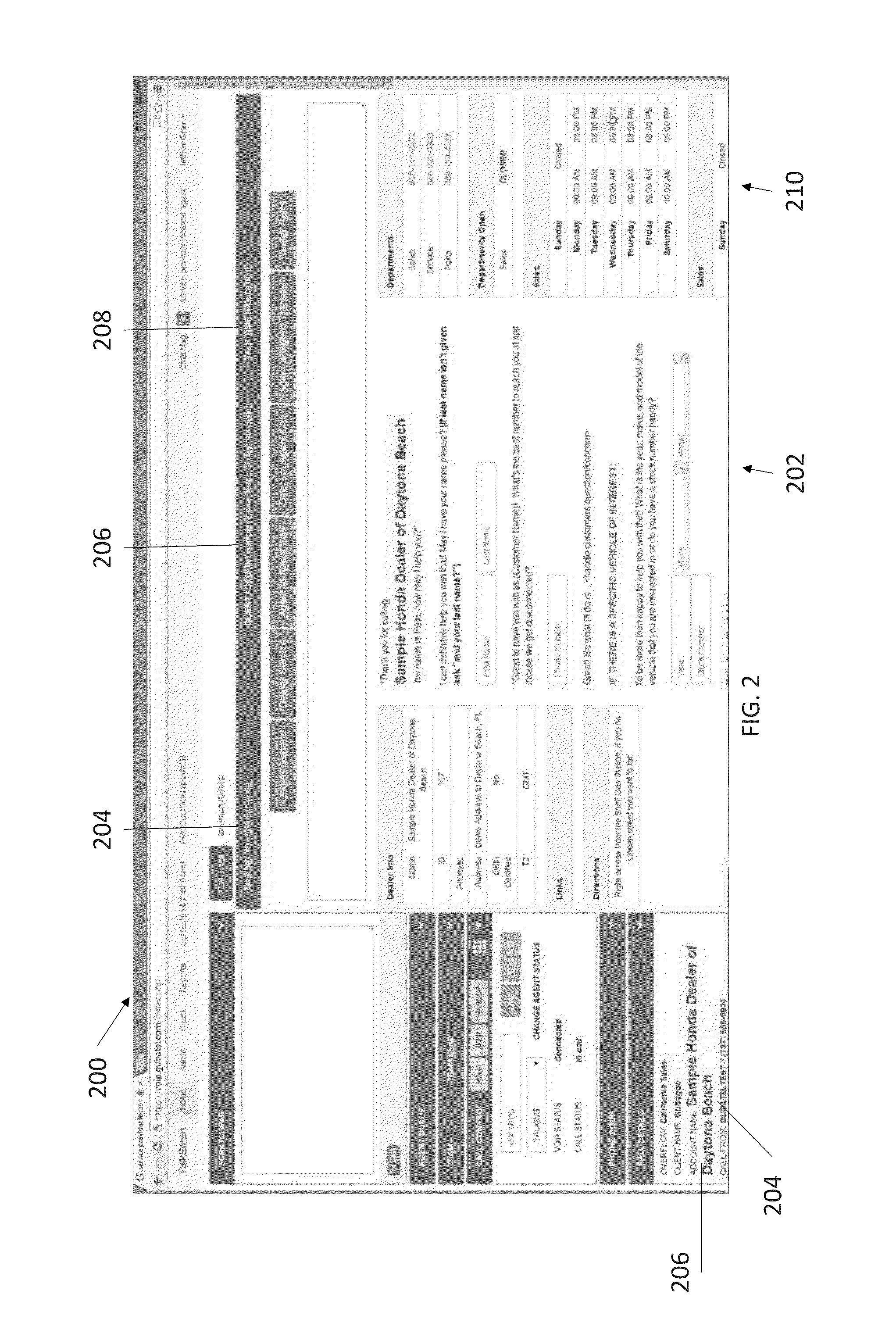 Systems and methods for call backup and takeover using web and mobile interfaces