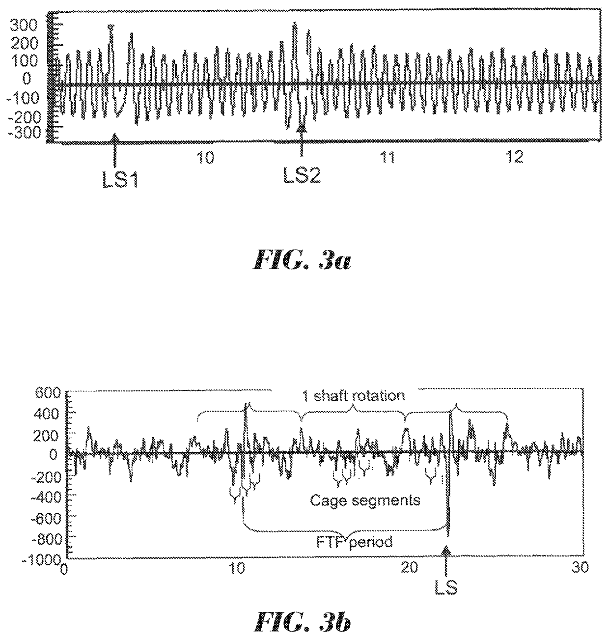 Method and data processing device for determining a spacing of rolling elements