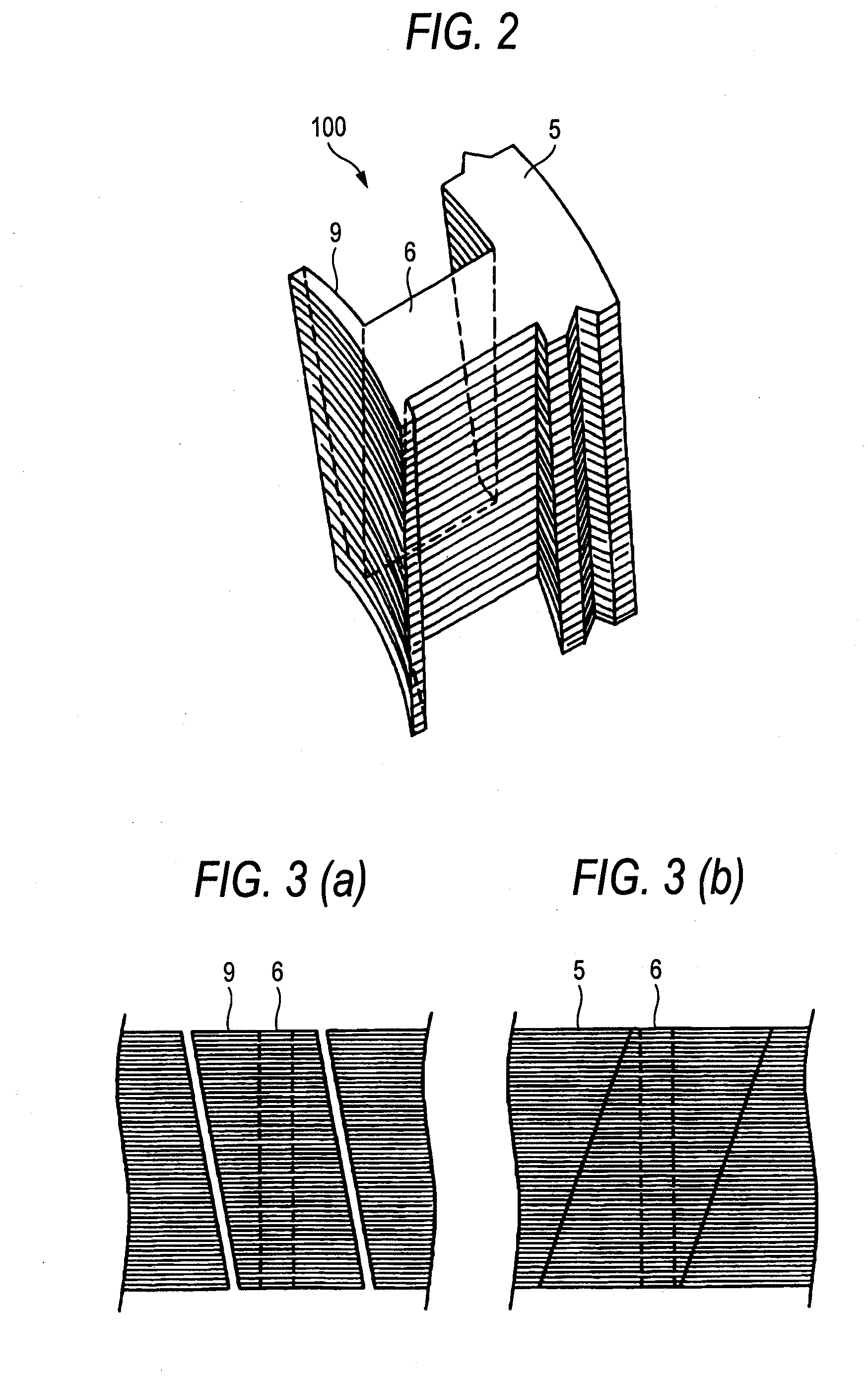 Split cores for motor stator, motor stator, permanent magnet type synchronous motor and punching method by split core punching die