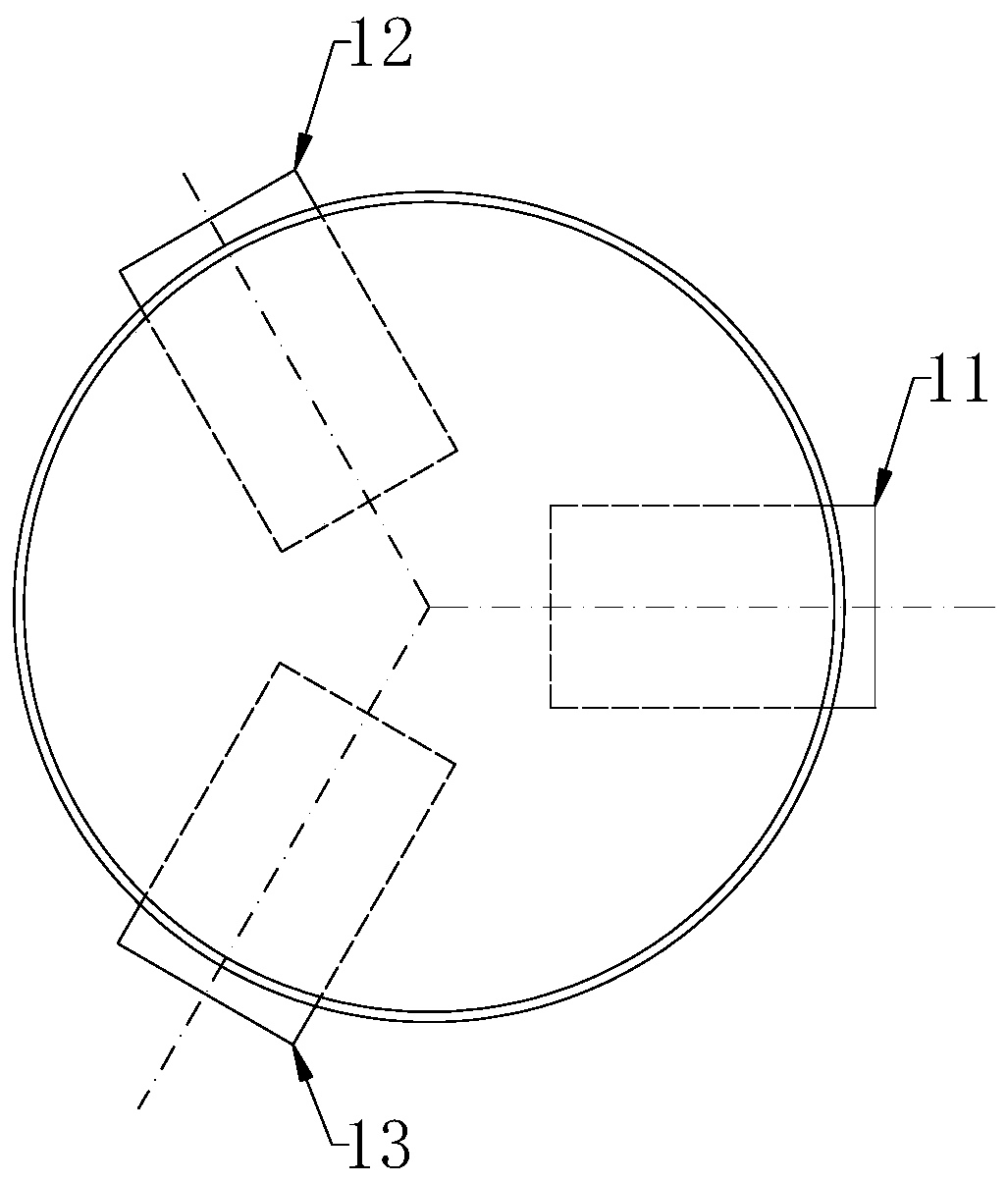 Undisturbed soil layered leaching sampling device