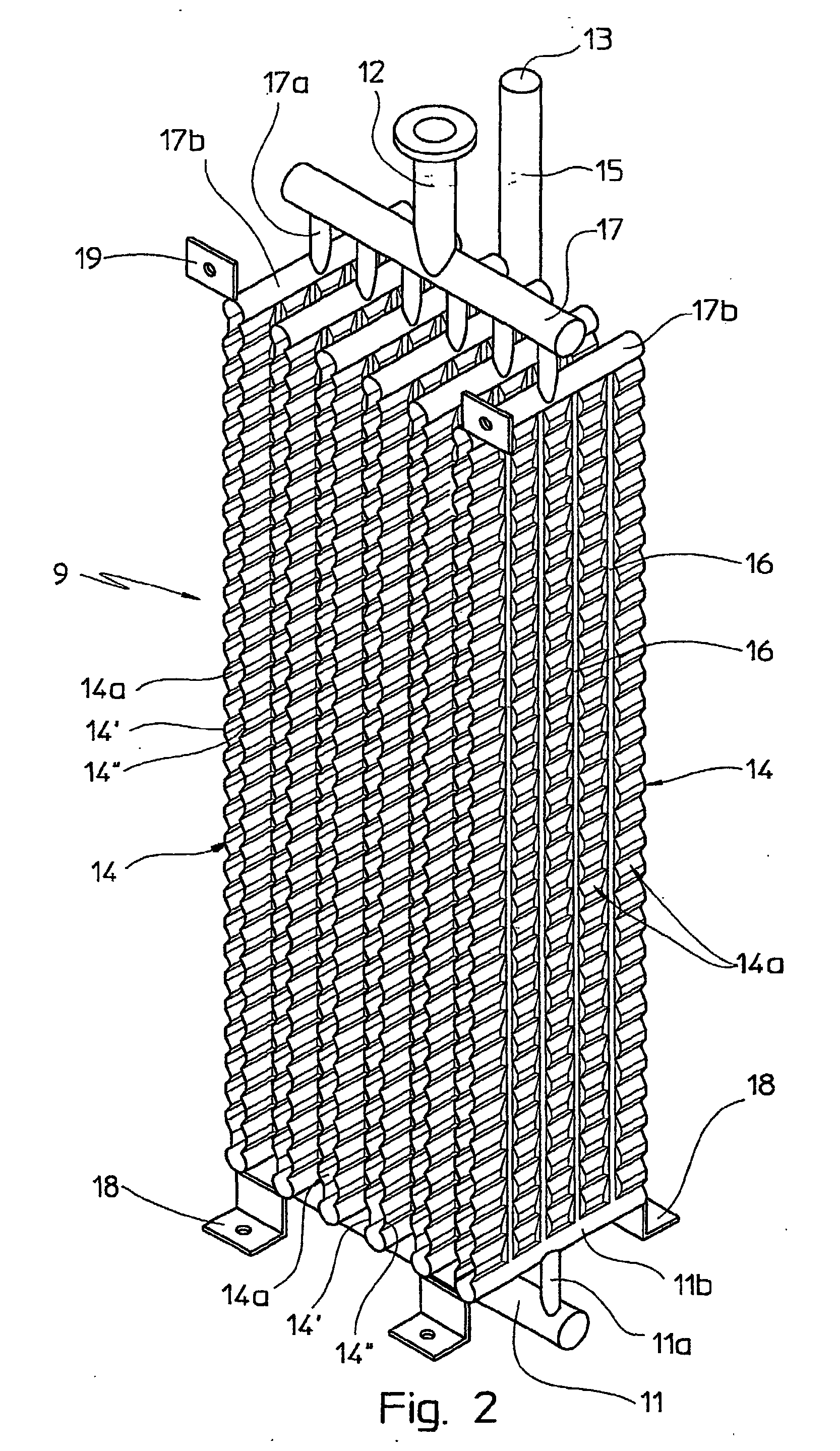 Reactor for exothermic or endothermic heterogeneous reactions