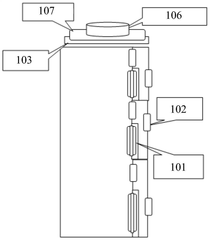 A kind of container refrigeration method and container