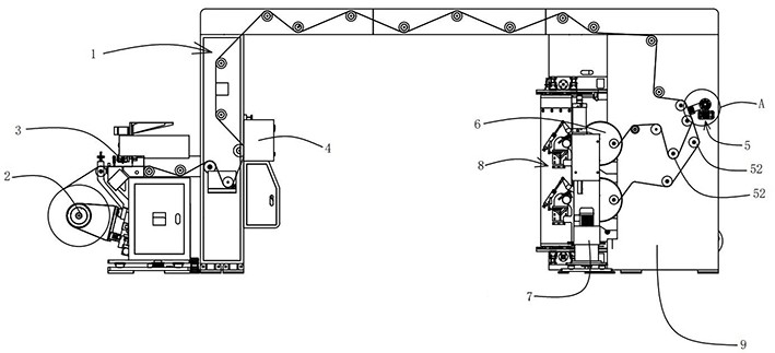 Viscous material slitting and rolling system