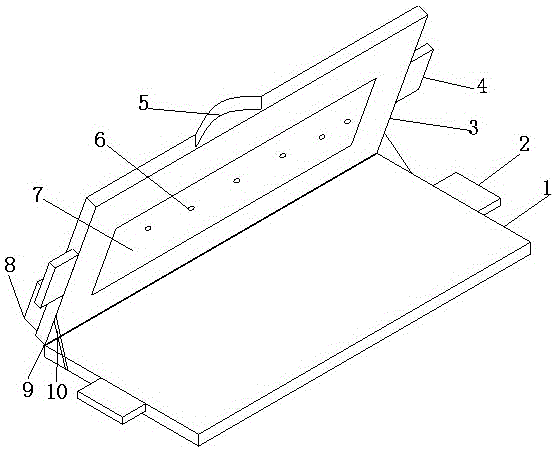 Fabric flattening device