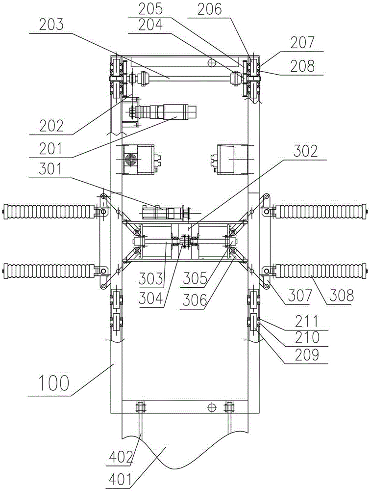 Tire clamping type car carrier