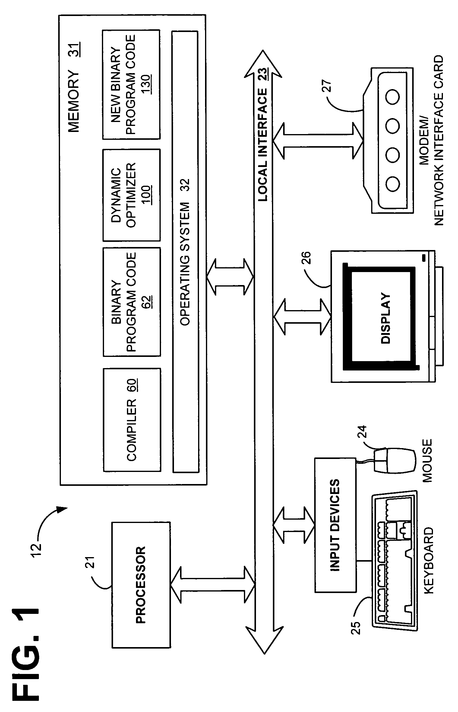 System and method for efficiently passing information between compiler and post-compile-time software