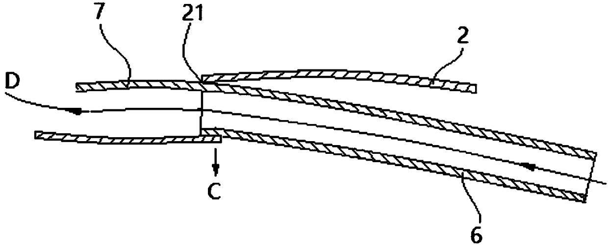 Cystic cavity pulmonary circulation assisting device