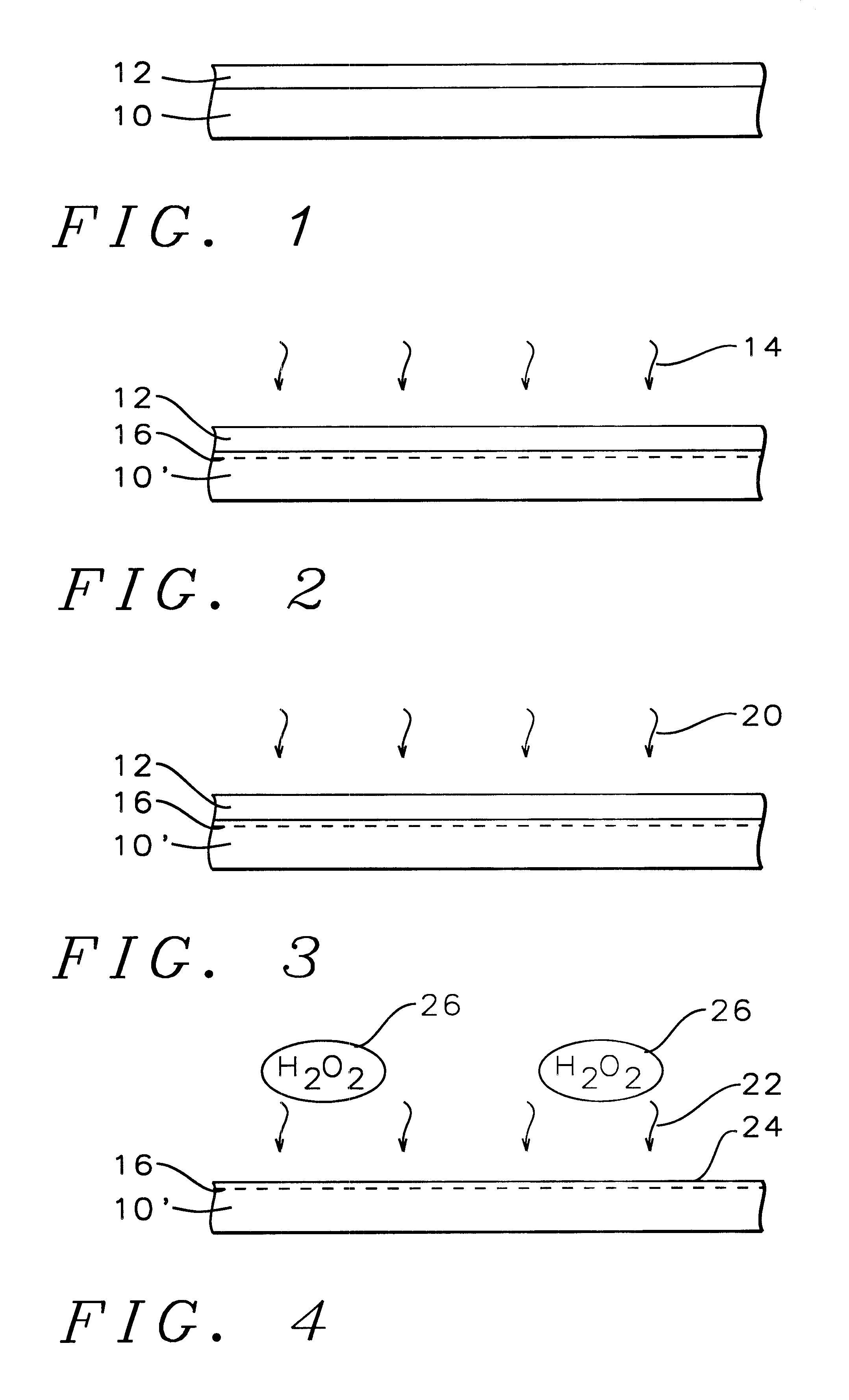 Silicon monitor for detection of H2O2 in acid bath