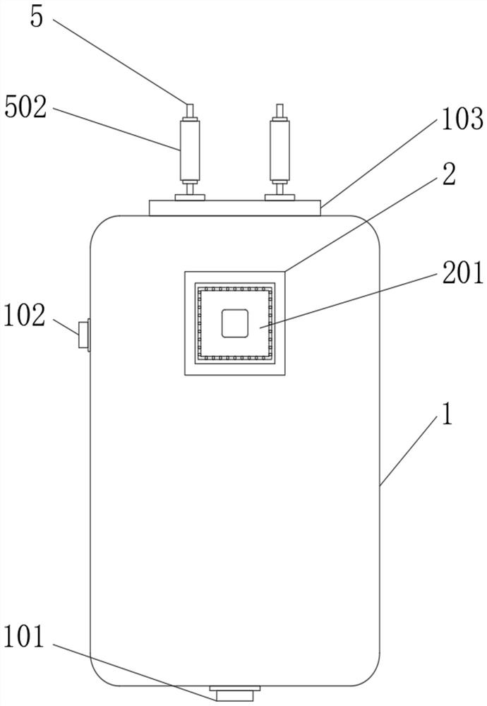 High-temperature-resistant explosion-proof capacitor