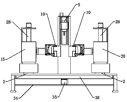 Automatic steel cylinder girth welding device