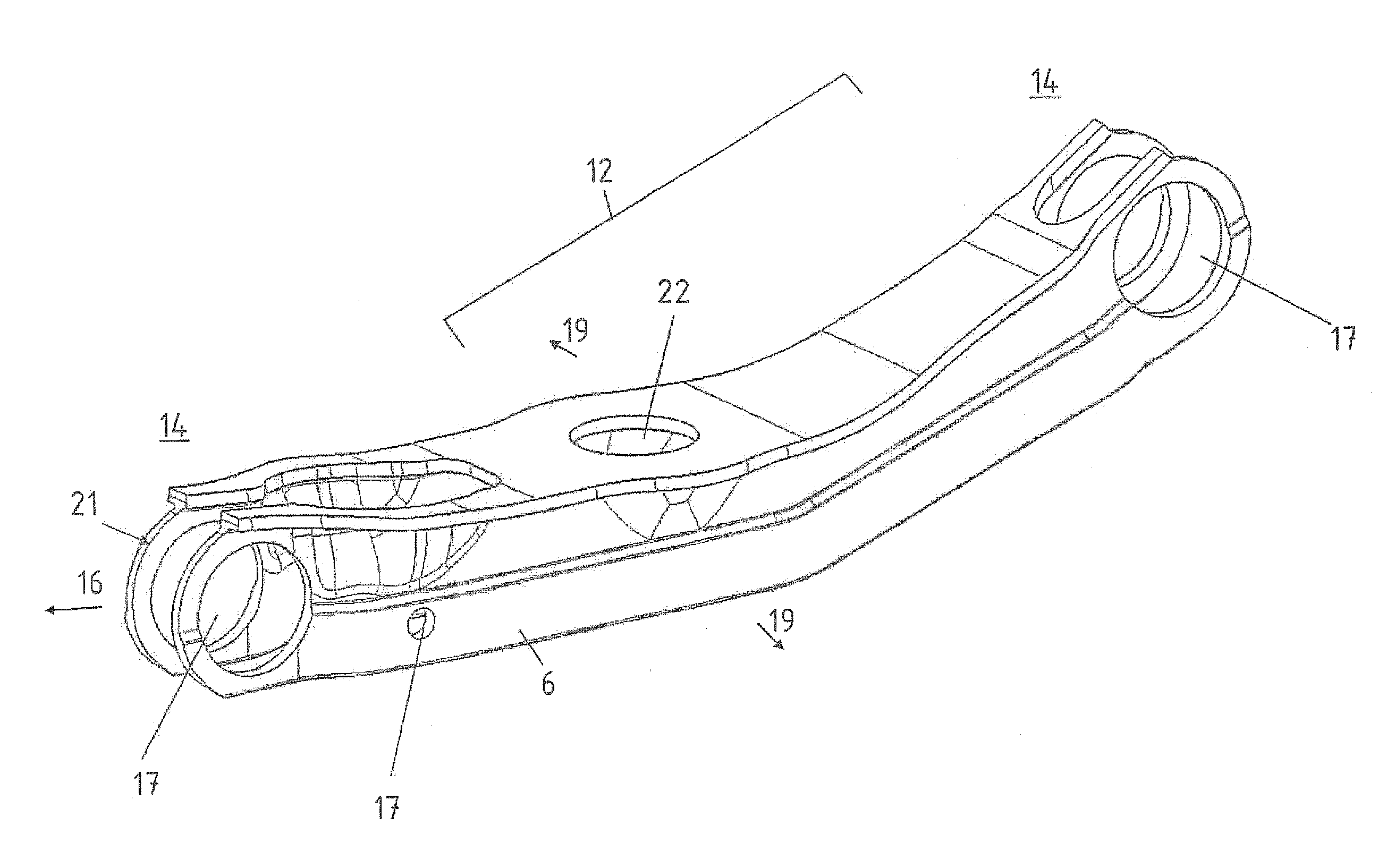 Method for producing a control arm, and a control arm