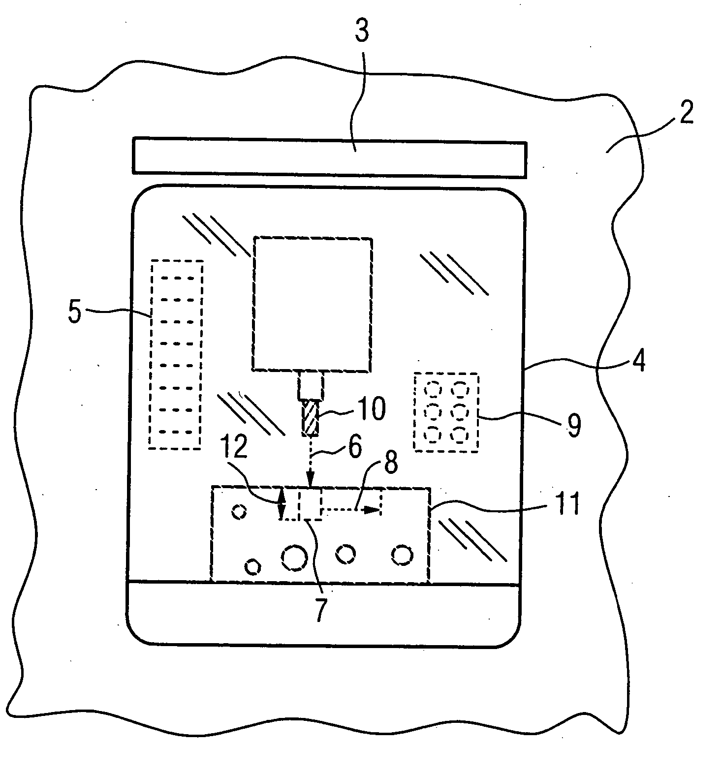 Machine-tool or production machine with head-up display