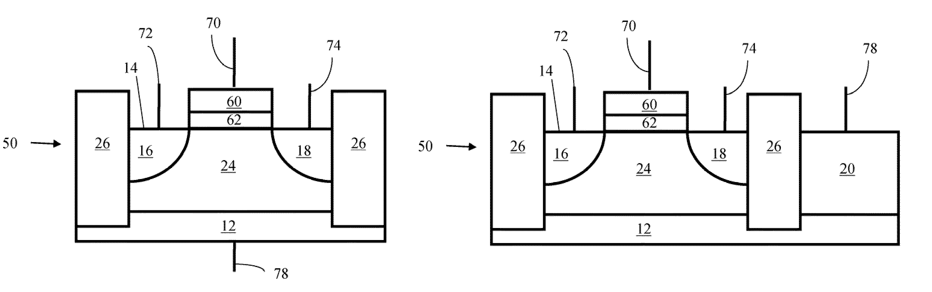 Semiconductor memory having electrically floating body transistor