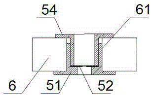 Power distribution cabinet provided with buffer strip