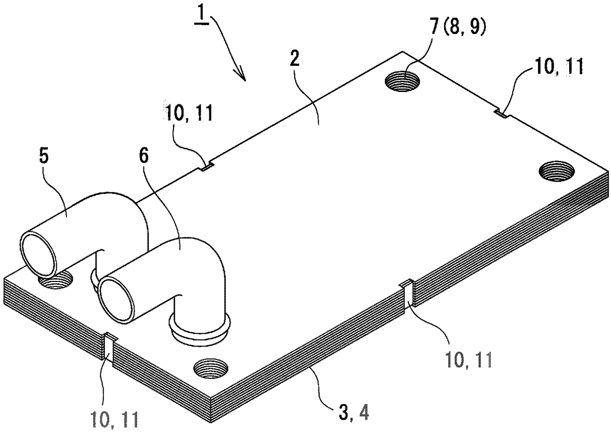 Stacked plate heat exchanger