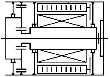 Foot paddle-wing hybrid drive type amphibious operation bionic robot and movement method